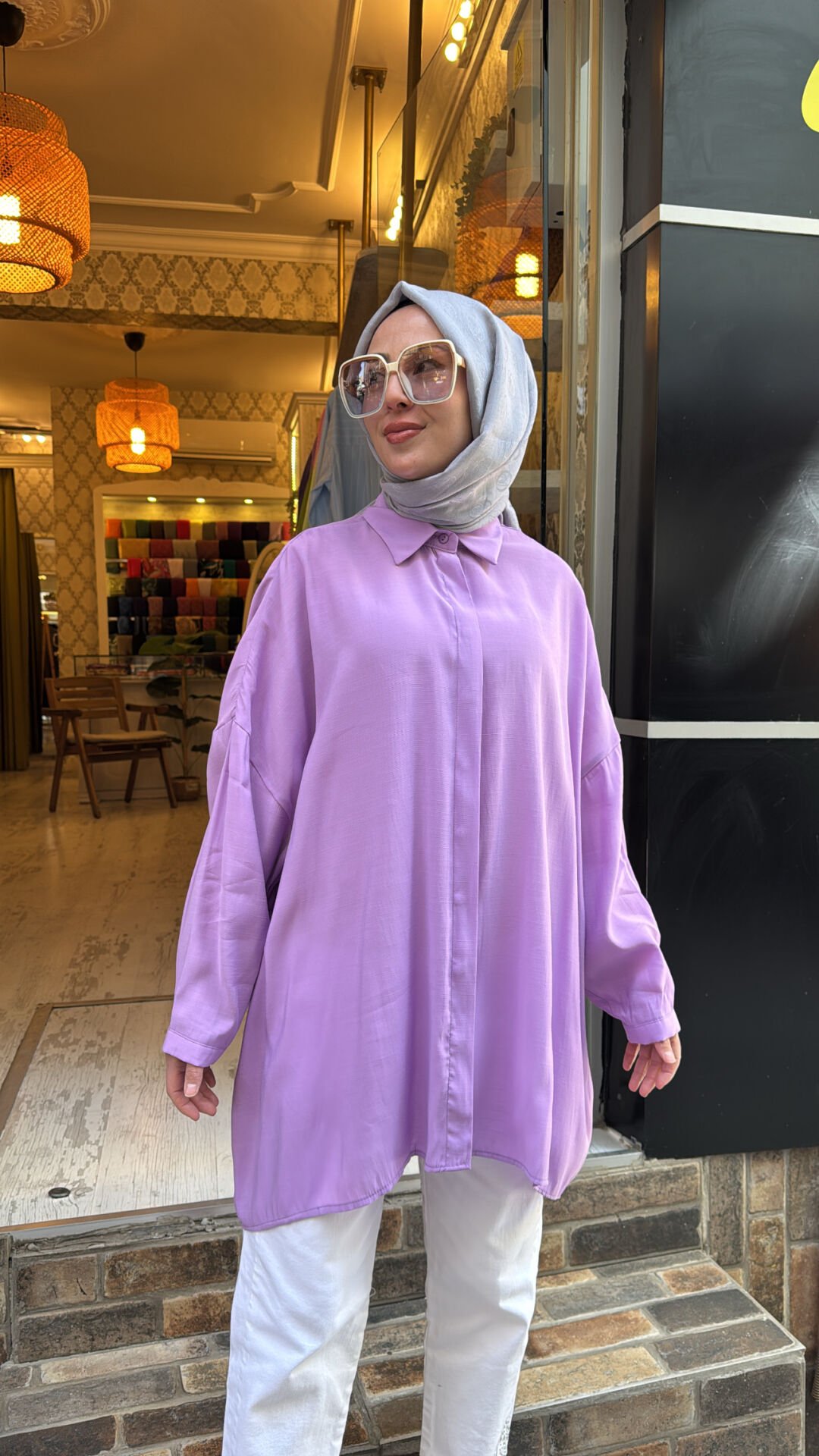 10778 Salaş Gömlek - Lila