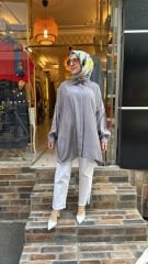 10778 Salaş Gömlek - Gri