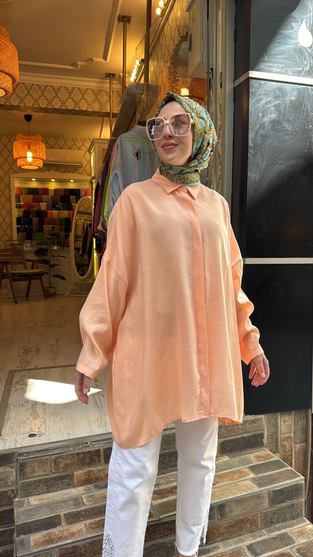 10778 Salaş Gömlek - Kavun