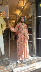 1622 Malibu Elbise - Pembe