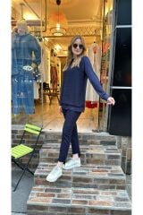 23537 2K Kumaş Pantolon - Lacivert