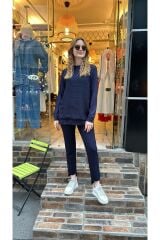 23537 2K Kumaş Pantolon - Lacivert