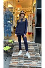 23537 2K Kumaş Pantolon - Lacivert