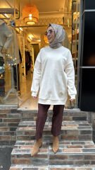 6138 Basic Sweat - Krem