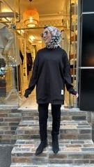 6138 Basic Sweat - Siyah