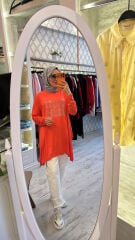 24277 MIU MIU TUNİK  - Şeftali