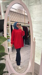 38107 Blossom Sweat - Kırmızı