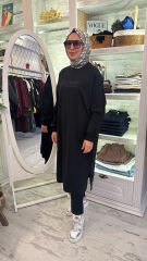 36530 Uzun Sweat - Siyah