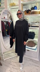 36530 Uzun Sweat - Siyah
