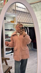 37887 Buklet Ceket - Pembe