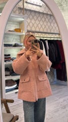 37887 Buklet Ceket - Pembe