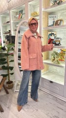 37887 Buklet Ceket - Pembe