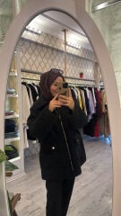 37887 Buklet Ceket - Siyah
