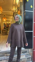 20735 Basic Tunik - Kahve
