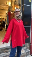 20735 Basic Tunik - Kırmızı