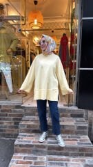 2801 Paçası Şerit Taşlı Kot - Lacivert