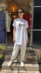 20400-1 Basic Baskılı Tshirt - Gözlük