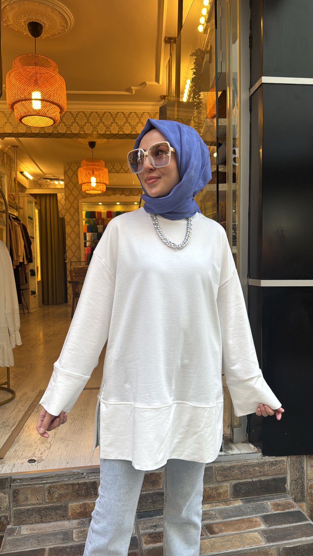 20735 Basic Tunik - Ekru