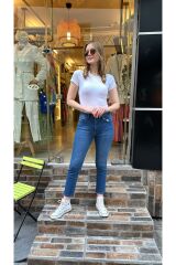 24013 2K DAR PAÇA KOT - MAVİ