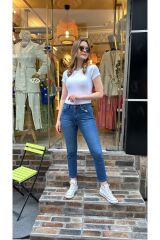 24013 2K DAR PAÇA KOT - MAVİ