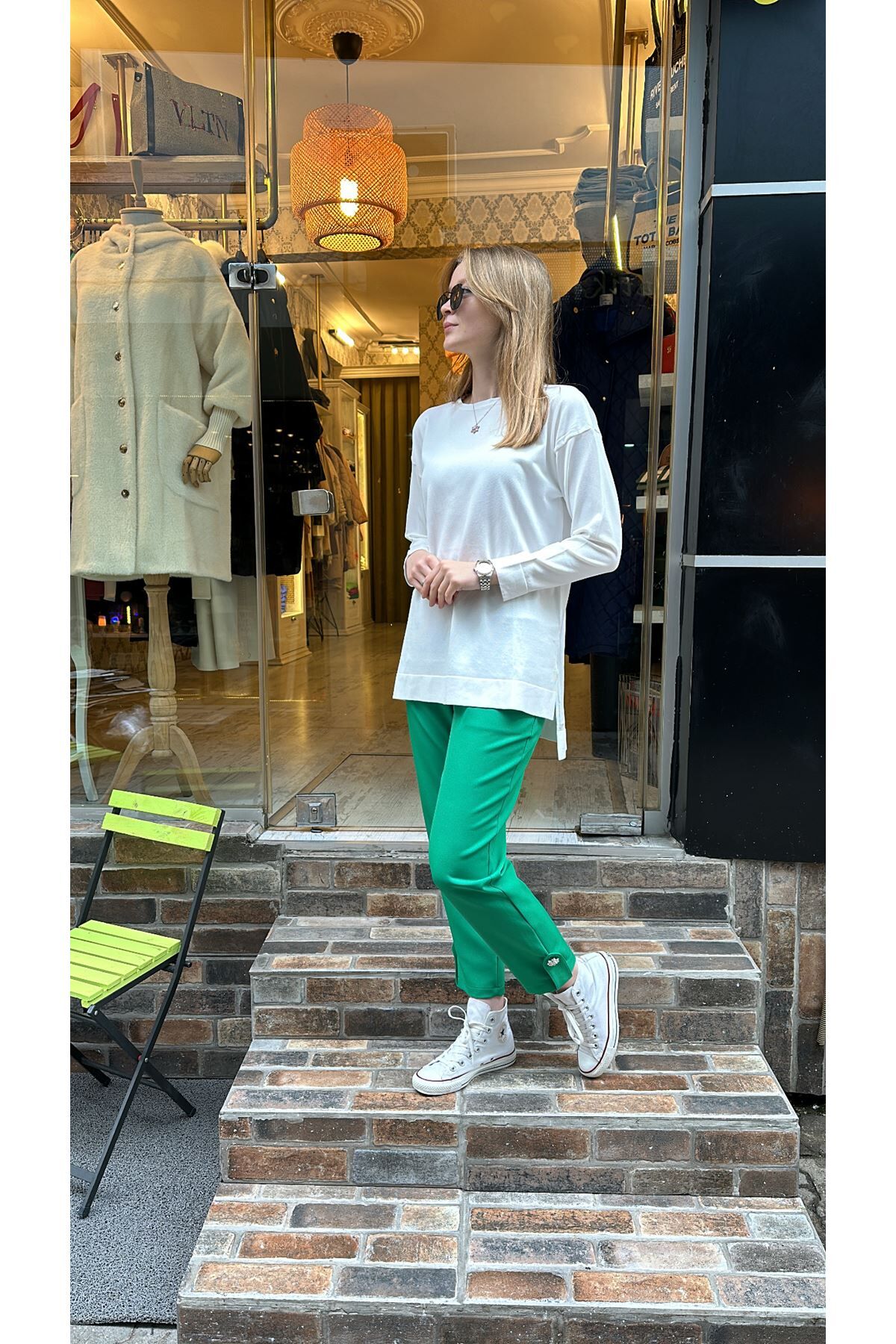 4157 Bantlı Havuç Pntln - benetton