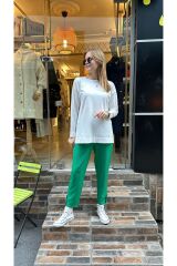 4157 Bantlı Havuç Pntln - benetton