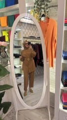 5120 Aura Pantolonlu Takım - Camel