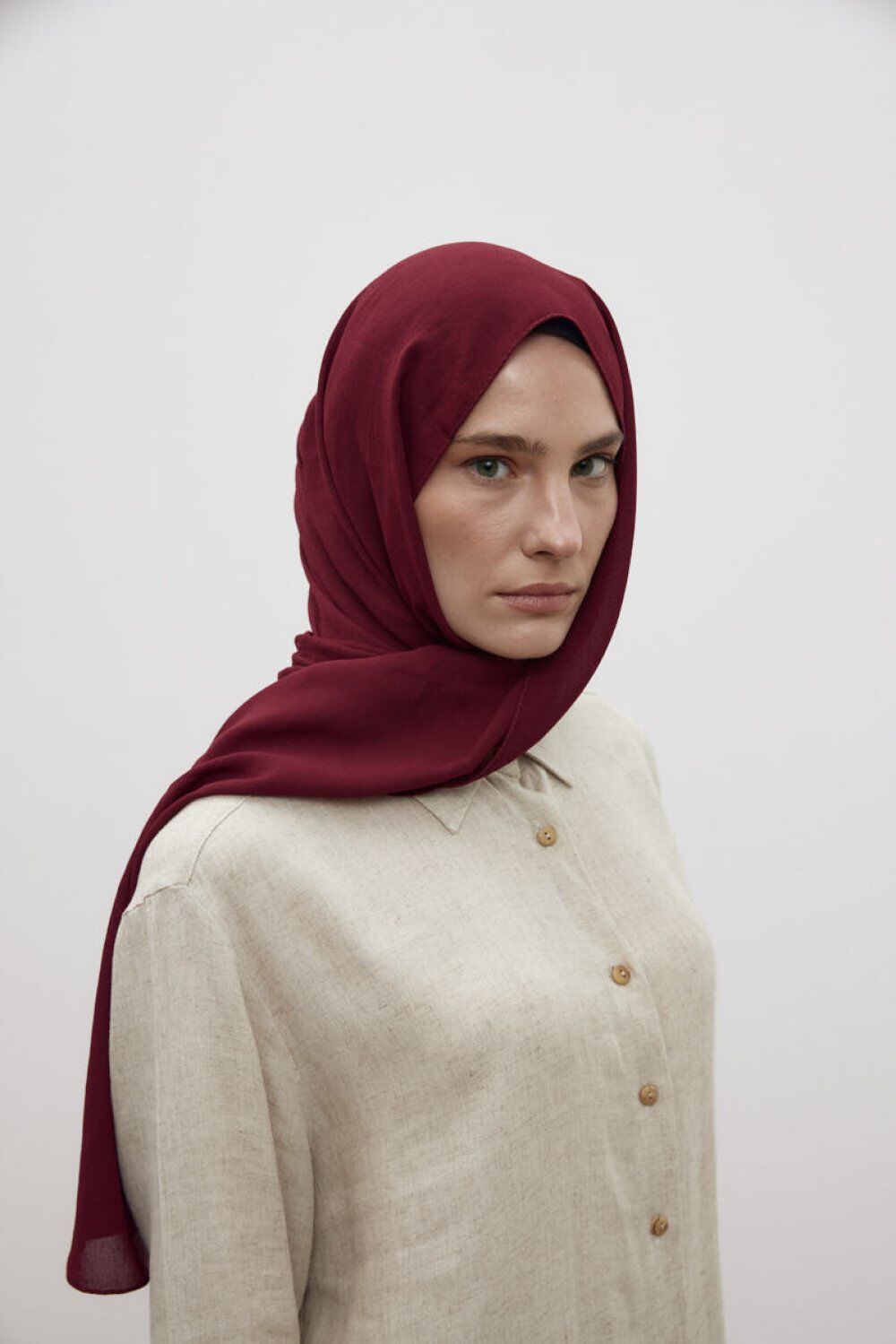 1319 Mysa Şal - Bordo
