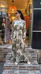 1335 Saray Elbise - Yeşil