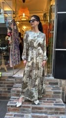 1335 Saray Elbise - Yeşil