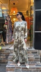 1335 Saray Elbise - Yeşil