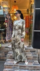 1335 Saray Elbise - Yeşil