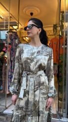 1335 Saray Elbise - Yeşil