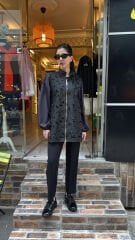 4820 Paraşüt Bomber Ceket - Siyah