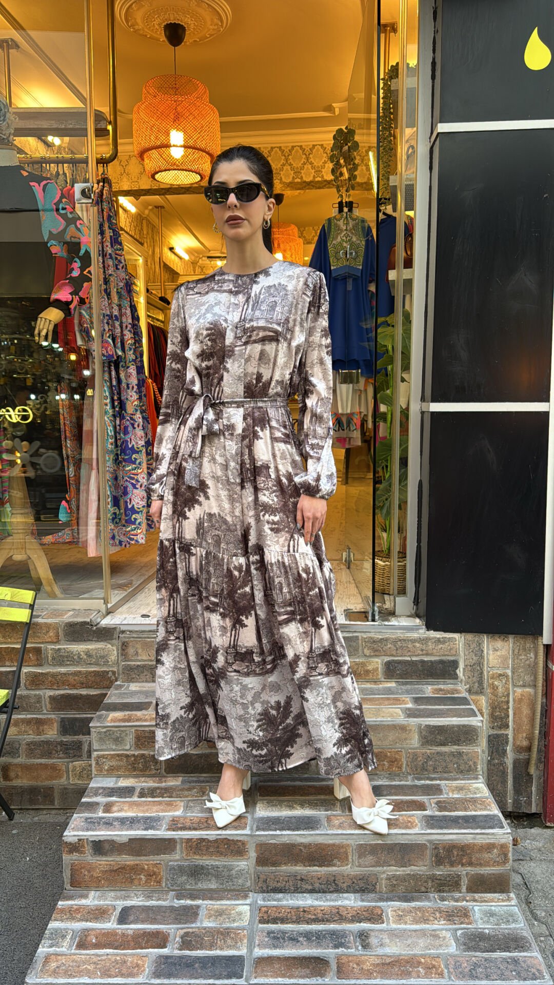 1335 Saray Elbise - Siyah