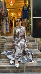 1335 Saray Elbise - Siyah