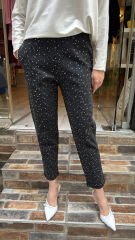 4810 Likralı Taşlı Kot - Antrasit