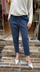 4810 Likralı Taşlı Kot - Lacivert