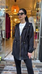 4739 Ceketli Parlak Takım - Siyah