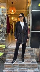 4739 Ceketli Parlak Takım - Siyah