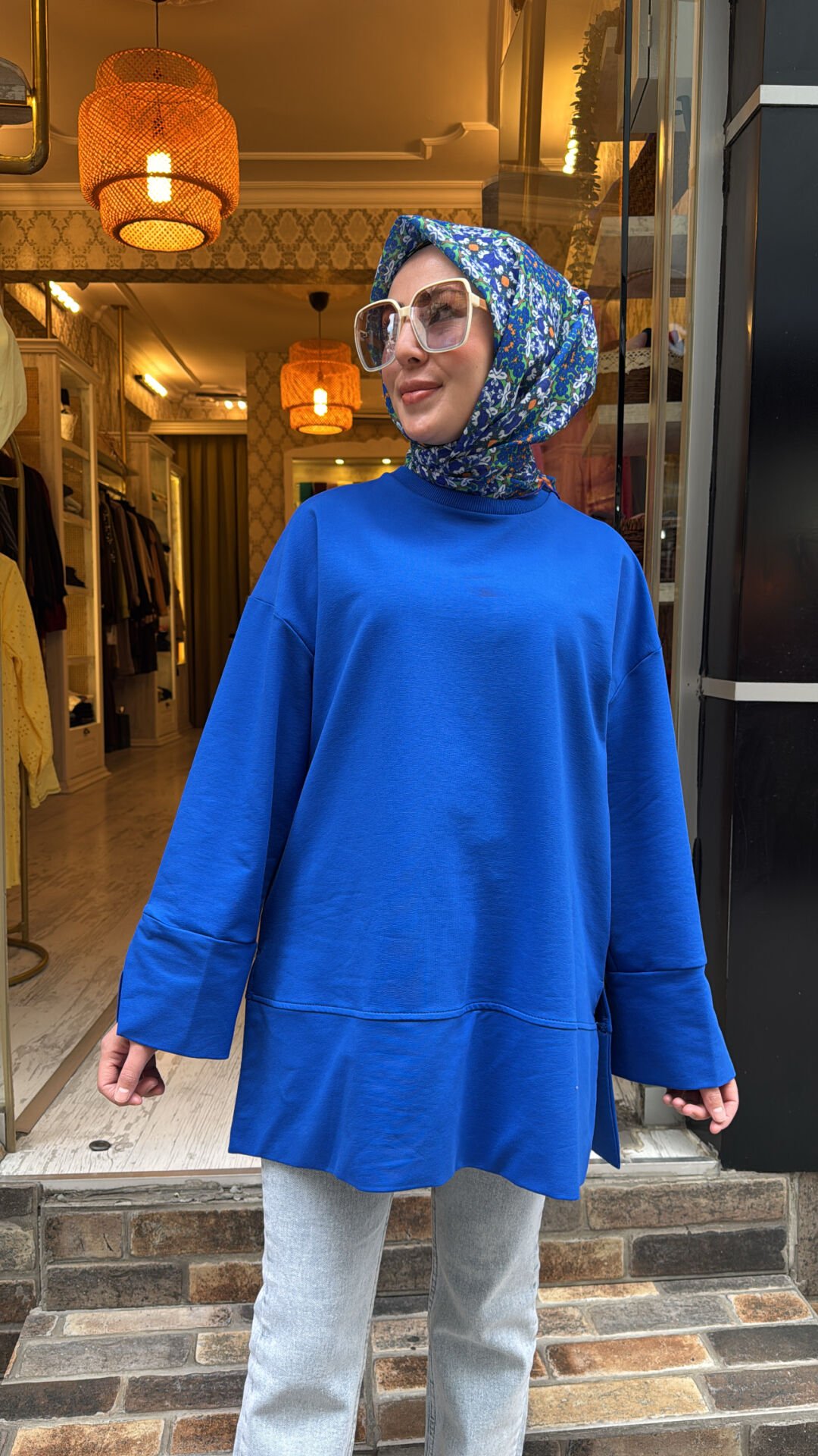 20735 Basic Tunik - Saks