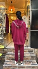 4738 Special Cotton Takım - Bordo