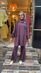 4656 Aksesuarlı Takım - Bordo