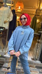 7395 Kot Sweat - Mavi