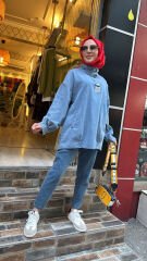 7395 Kot Sweat - Mavi