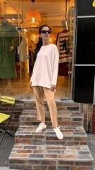 4682 Kenarı Taşlı Pantolon - Camel