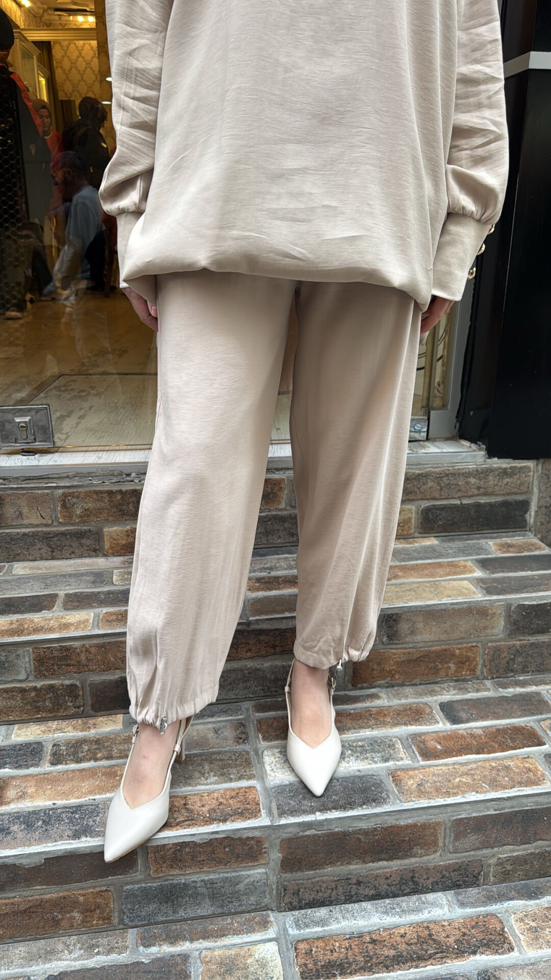 4640 Qupra Pantolon - Bej