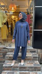 4640 Qupra Pantolon - Lacivert