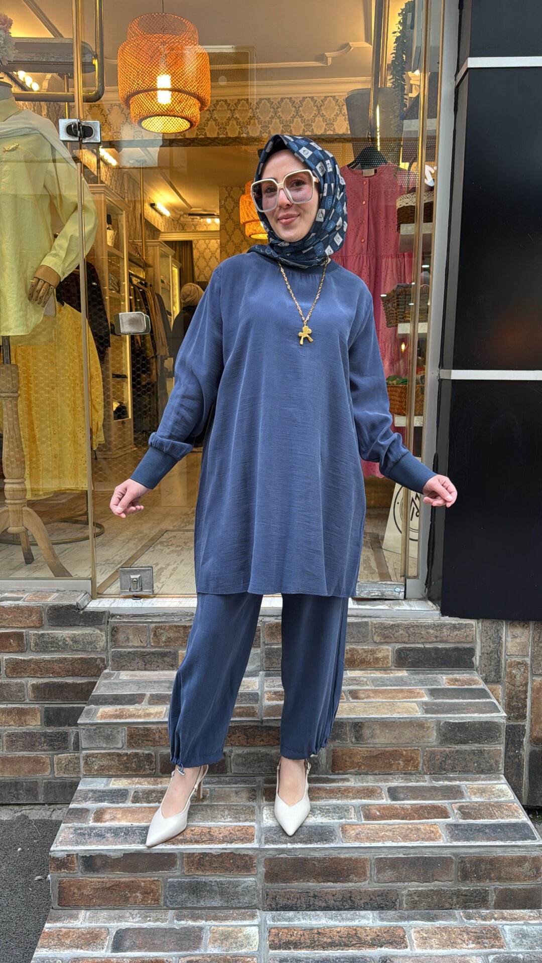 4666 Qupra Tunik - Lacivert