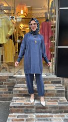 4666 Qupra Tunik - Lacivert